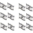 thumbnail image 1 of Box of 12 Israel Single Flag Lapel Pins, Israel Single Flag Pin Badges with Clasp Backing, 1 of 4