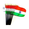 thumbnail image 1 of Box of 12 Mini India Desk & Table Flags (4"x6") - High-Quality American-Made Indian Flags, 1 of 1
