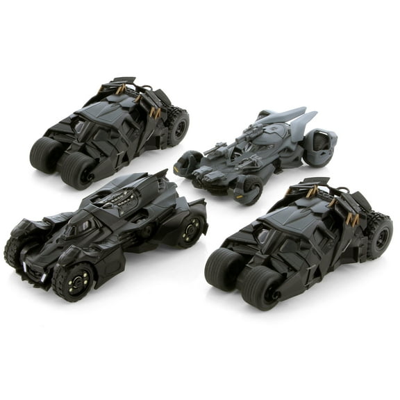 Box of 12 Modern Batmobile Assortment, Black - Jada Toys 35759DPB1 - 1/32 Scale Diecast Model Cars