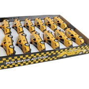Box of 12 NYC Taxi Pullback, Yellow - Daron NY56421 - 1/37 Scale Diecast Model Cars