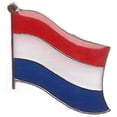 thumbnail image 1 of Box of 12 Netherlands Single Flag Lapel Pins, Dutch Single Flag Pin Badges, 1 of 1
