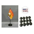 thumbnail image 1 of Box of 12 New Brunswick 4"x6" Miniature Desk & Table Flags Includes 12 Flag Stands & 12 Canada New Brunswick Small Mini Stick Flags, 1 of 1