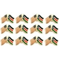 thumbnail image 1 of Box of 12 South Sudan & US Crossed Flag Lapel Pins, South Sudanese & American Double Friendship Pin Badge, 1 of 4
