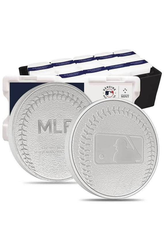 Box of 250 - 2024 New Zealand 1 oz Major League Baseball (MLB) Silver Round .999 Fine