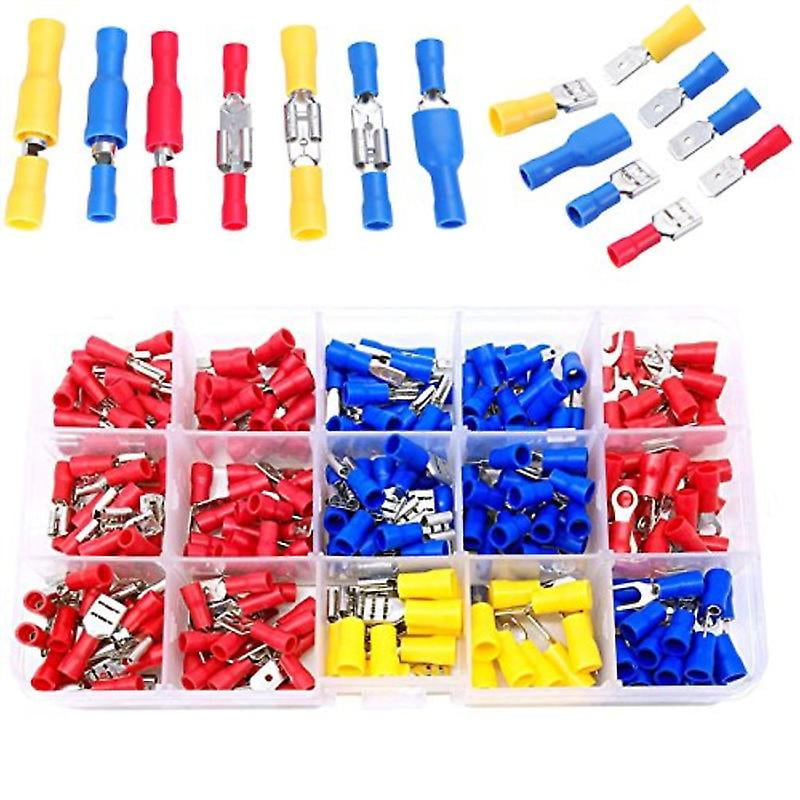 Box of 280 electrician lugs, Electrical Crimp Lugs, 280 PCS Insulated