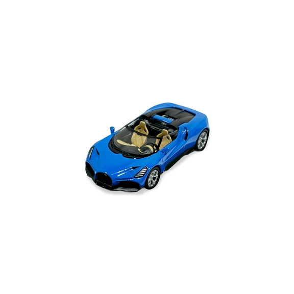 Box of 36 Bugatti Mistral, French Racing Blue - Kinsmart H24 - 1/64 Scale Diecast Model Cars