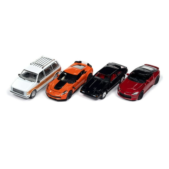Box of 6 2024 Release 2 Set A, ASSTD - Auto World AW64442/48A - 1/64 Scale Diecast Model Cars