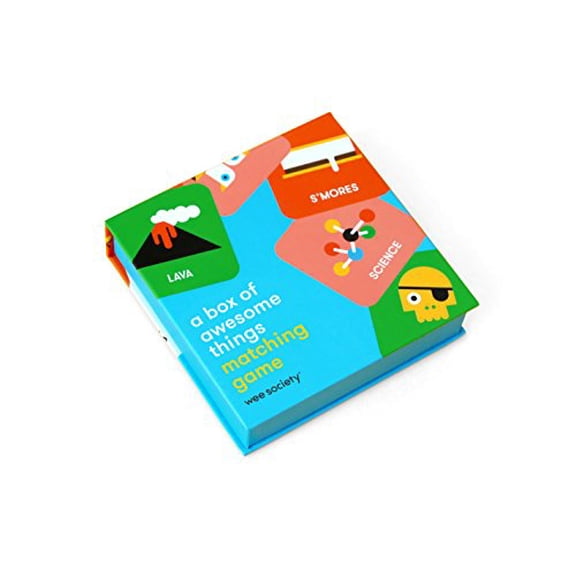 Pre-Owned Box of Awesome Things Matching Game: A Memory Game with 20 Matching Pairs for Children (Wee Society) Paperback
