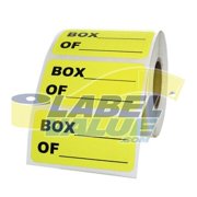 Box ____ of ____ Inventory Box Labels 2" x 1"