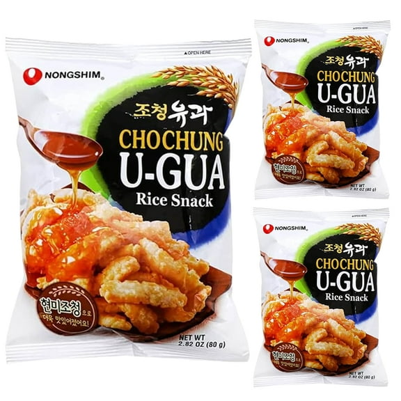 Box of Life Korean Snack Variety Pack - Nongshim Cho Chung U-Ga 2,82oz (3 Packs)
