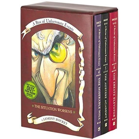 Pre-Owned Box of Unfortunate Events: The Situation Worsens: Books 4-6 (Hardcover) 0060095563 9780060095567