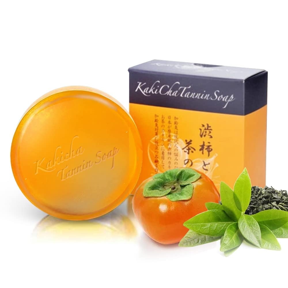 BoxCave Anti-aging Odor Soap Persimmon Juice and Green Tea Extract