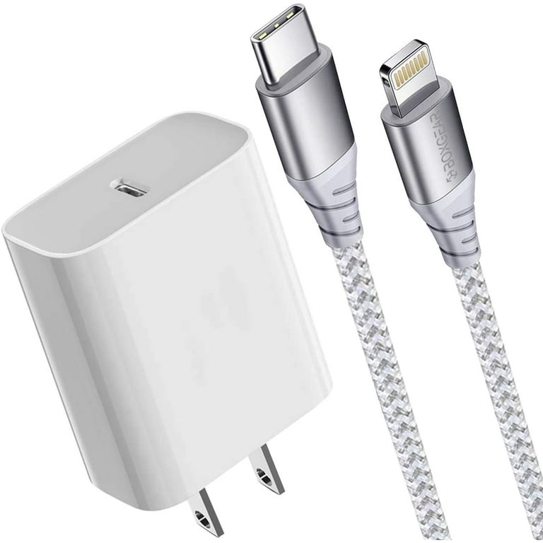 MFI Quick Charger USB-C to 8 pin Charging Cable for iPhone 11/12