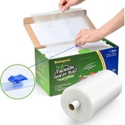 BoxLegend 11" x 150' Vacuum Sealer Bags Food Vacuum Seal Bags Roll Keeper with Cutter, Clear