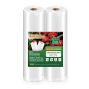 BoxLegend 2 Rolls 11" x 12' Vacuum Sealer Bags for Freezer, Food Saver Bags, Vacuum Seal Bags for Food
