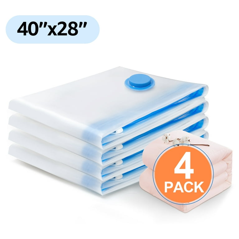 Simple Houseware 5 Pack - Extra Large Vacuum Storage Bags to Space Saver  for Bedding, Pillows, Towel, Blanket, Clothes (26.5 x 39.5)