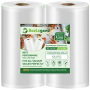 BoxLegend 8''x50' Vacuum Sealer Bags for Freezer Food Saver Vacuum Heat-Seal Rolls Food Storage Bags