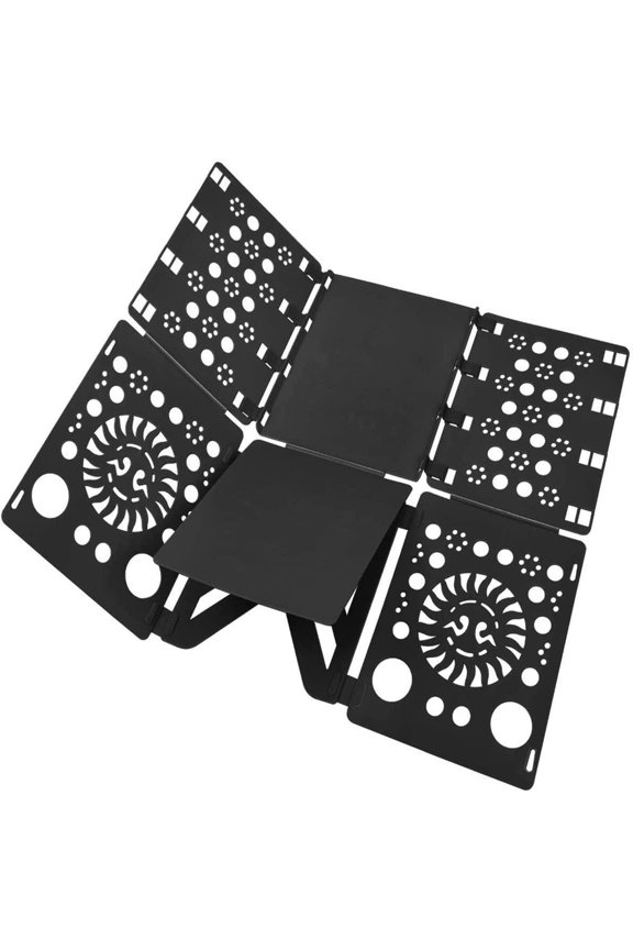 Shirt Folding Board Adult Tshirt Folder Mens Tshirt Folder Magic Fast Folder Plus Sizes Folder, V3 Black