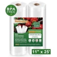 thumbnail image 1 of BoxLegend Vacuum Sealer Bags, 2 Rolls 11''x25' Vacuum Heat-Seal Rolls Food Sealer Bags, 1 of 10