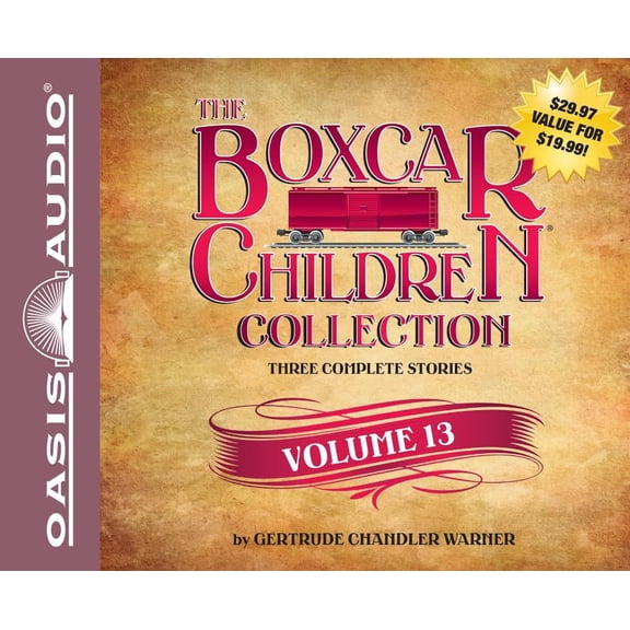 The Boxcar Children Collection Volume 13 (Library Edition) : The Mystery of the Lost Village, The Mystery of the Purple Pool, The Ghost Ship Mystery (CD-Audio)