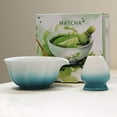 thumbnail image 1 of Boxed 2-Piece Set Japanese Tea Set Includes Matcha Bowl Large Content Matcha Kit with Matcha Whisk Holder Matcha Set for Tea Fans, 1 of 6