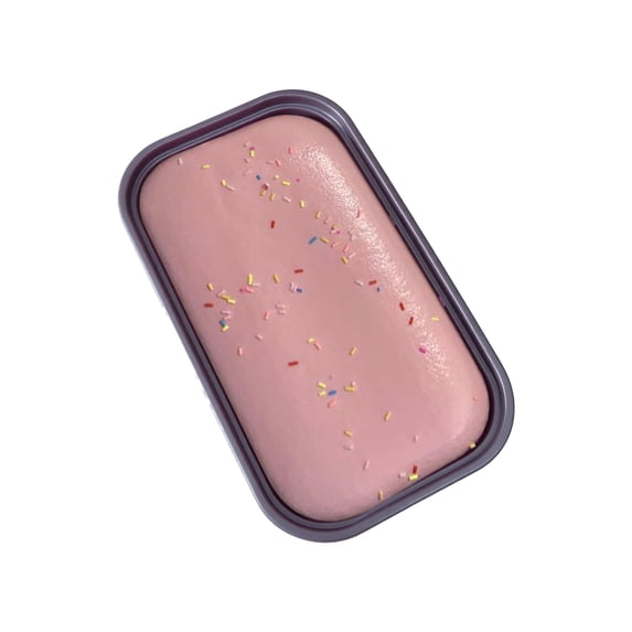 Boxed Cake Squishy Toy, Pink Boxed Extra Soft Slow Rising Stress Ball, Cute Dessert Squeeze Toy Fidget Toys for Stress Relief, Party Favors & Holiday Gifts