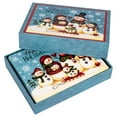 thumbnail image 1 of Boxed Card-Happy Holidays Snowmen (Pk 18), 1 of 6