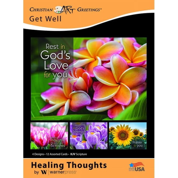 Boxed Cards - Get Well - Healing Thoughts - KJV (Other)
