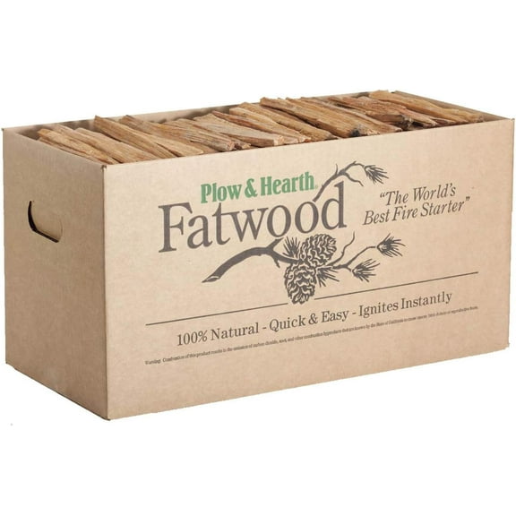 Boxed Fire Starter, Organic Kindling Sticks, Non Toxic All Natural Firestarters for Wood Stoves Fireplaces Campfires Fire Pits, Easy Ignition Fat Wood