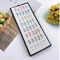 thumbnail image 1 of Boxed Stainless Steel Nose Stud C-shaped Diamond-encrusted False Nose Ring Foreign Trade Puncture Jewelry Versatile Flash Diamond 40-piece Set, 1 of 17