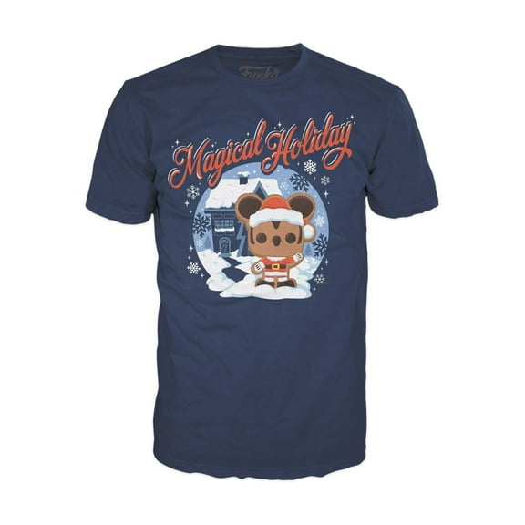 Funko POP! Tee: Disney Holiday - Gingerbread Santa Mickey Boxed Tee