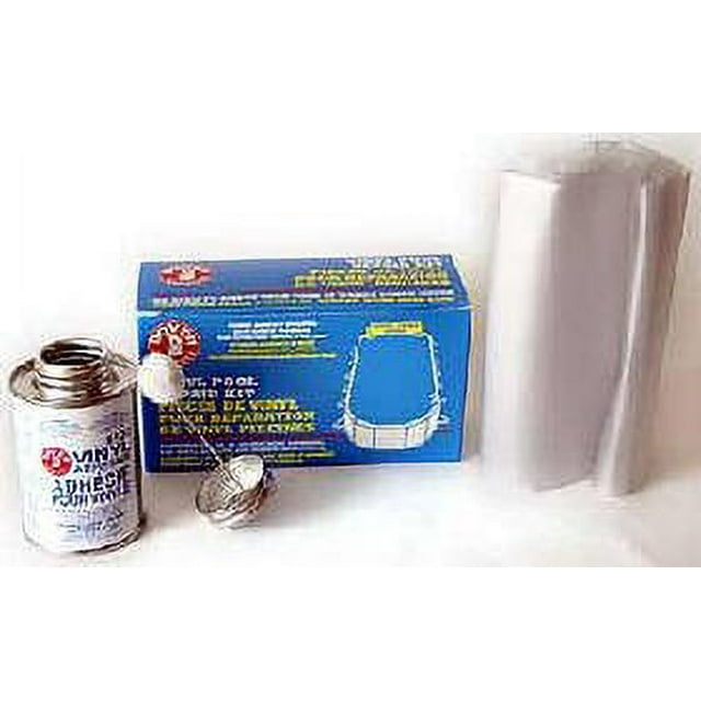 Boxer 4 oz Vinyl Swimming Pool Liner Repair Kit, Patch Glue Bonding