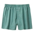 thumbnail image 1 of Boxer Briefs for Men Flat Home Sleepwear Soft Cool Breathable Boxer Shorts Relaxed Fit Green L, 1 of 3