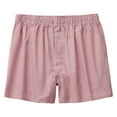 thumbnail image 1 of Boxer Briefs for Men Flat Home Sleepwear Soft Cool Breathable Boxer Shorts Relaxed Fit Pink M, 1 of 3