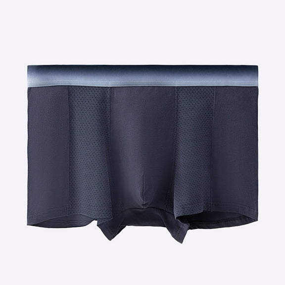 Boxer Briefs for Men Soft Stretch Men's Underwear - Moisture-Wicking Boxer Briefs with No-Ride Legs & Flexible Waistband, Size L-4XL