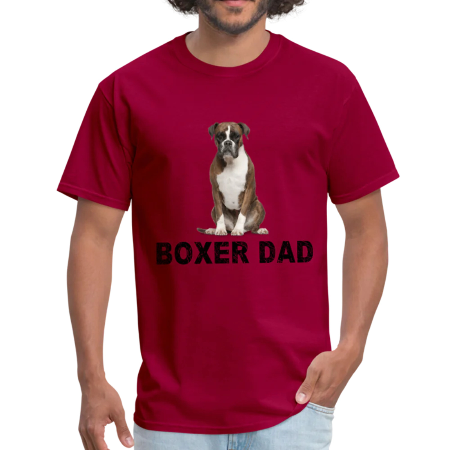 Boxer Dad Shirt, Dog Dad TShirt, Gift For Dog Lover, Dog Tshirt, Gift for Boxer Dad, Dog Papa Tee, Dog Dad Gift, Boxer Lover Shirt - image 1 of 11