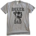 thumbnail image 1 of Boxer Dad T-shirt, Unisex Men's Shirt, Boxer Dog Owner, Best Dog Dad Gift, Dark Heather Gray, X-Small, 1 of 6