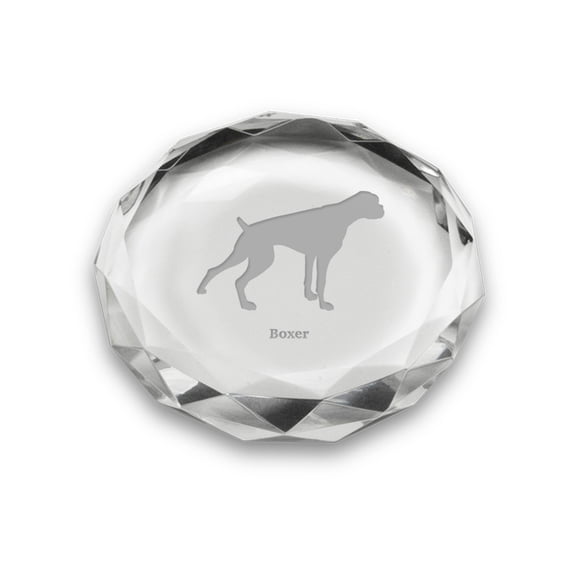 Boxer Deep Etched Paperweight