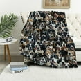 thumbnail image 1 of Boxer Dog Blanket Boxer Breed Fleece Blanket Fuzzy Dog Throw Blanket for Kids Adults Cute Pet Sherpa Blanket White Boxer Dog Prints Mom Gifts Blankets ( Inches), 1 of 6