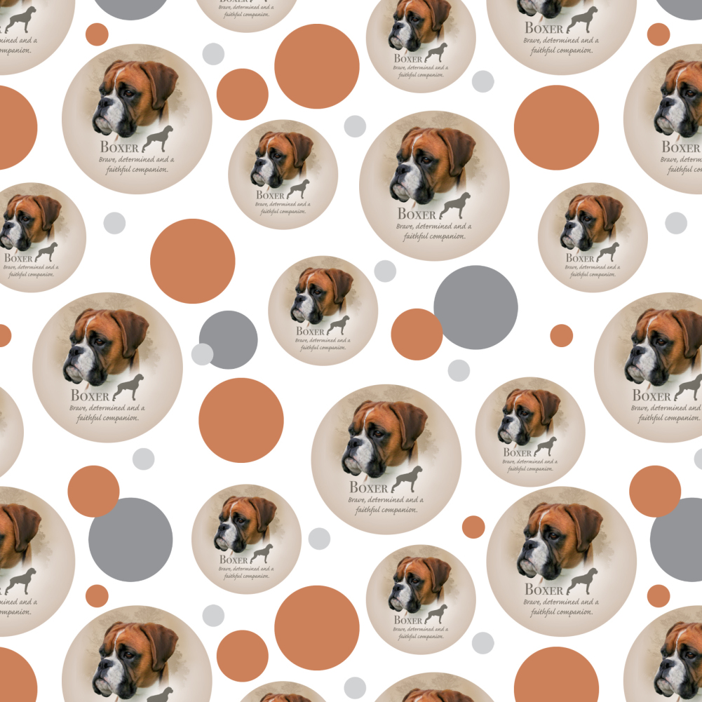 Boxer Dog Breed Premium Gift Wrap Wrapping Paper Roll - Walmart.com
