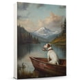 thumbnail image 1 of Boxer Dog Canvas Fishing Canvas – Funny Boxer Dog Team Player Wall Art, Ideal Gift Fishing , Dog Owner, Kid’s Room Decor, 1 of 5