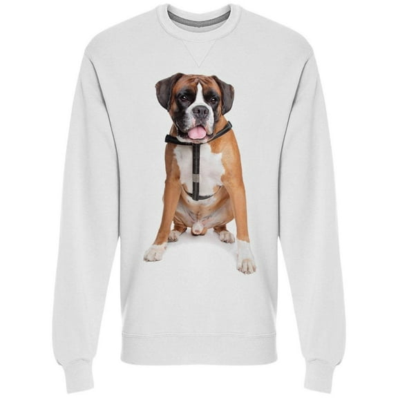 Boxer Dog Looking Sad Sweatshirt Men -Image by Shutterstock, Male Medium