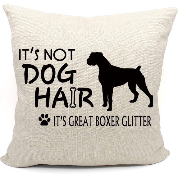 Boxer Dog Pillows Covers 18x18,Boxer Dog Gifts,Boxer Dog Gifts for Women,Boxer Dog Decor,Reserved for The Dog Pillow,Boxer Dog Decor