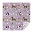 thumbnail image 1 of Boxer Dog Pitbull Terriers Dog and Drinks Square Tablecloth,Waterproof Square Table Cover,Wipeable Spillproof Washable Table Cover for Home Kitchen Party Decor 42"X42"(107x107cm), 1 of 6