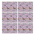 thumbnail image 1 of Boxer Dog Pitbull Terriers Dog and Drinks Summer Placemats Table Placemats Set Of 6-Linen Kitchen Washable Placemats Table Mats 11.8"x17.7"Non-Slip Heat Resistant, 1 of 5