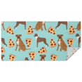 thumbnail image 1 of Boxer Dog Pitbull Terriers Dog and Pizza Rectangle Tablecloth 60"x120",Waterproof Polyester Rectangle Table Cloth, Wipeable Spillproof Polyester Tablecloth for Dining, Camping, Indoor and Outdoor, 1 of 6