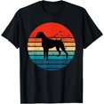 thumbnail image 1 of Boxer Dog Retro Vintage 70s 80s Silhouette Breed Gift T-ShirtMen and women can wear, black T-shirts, gifts. Age: M,L，XL 2XL, 3XL, 212XL, 1 of 4