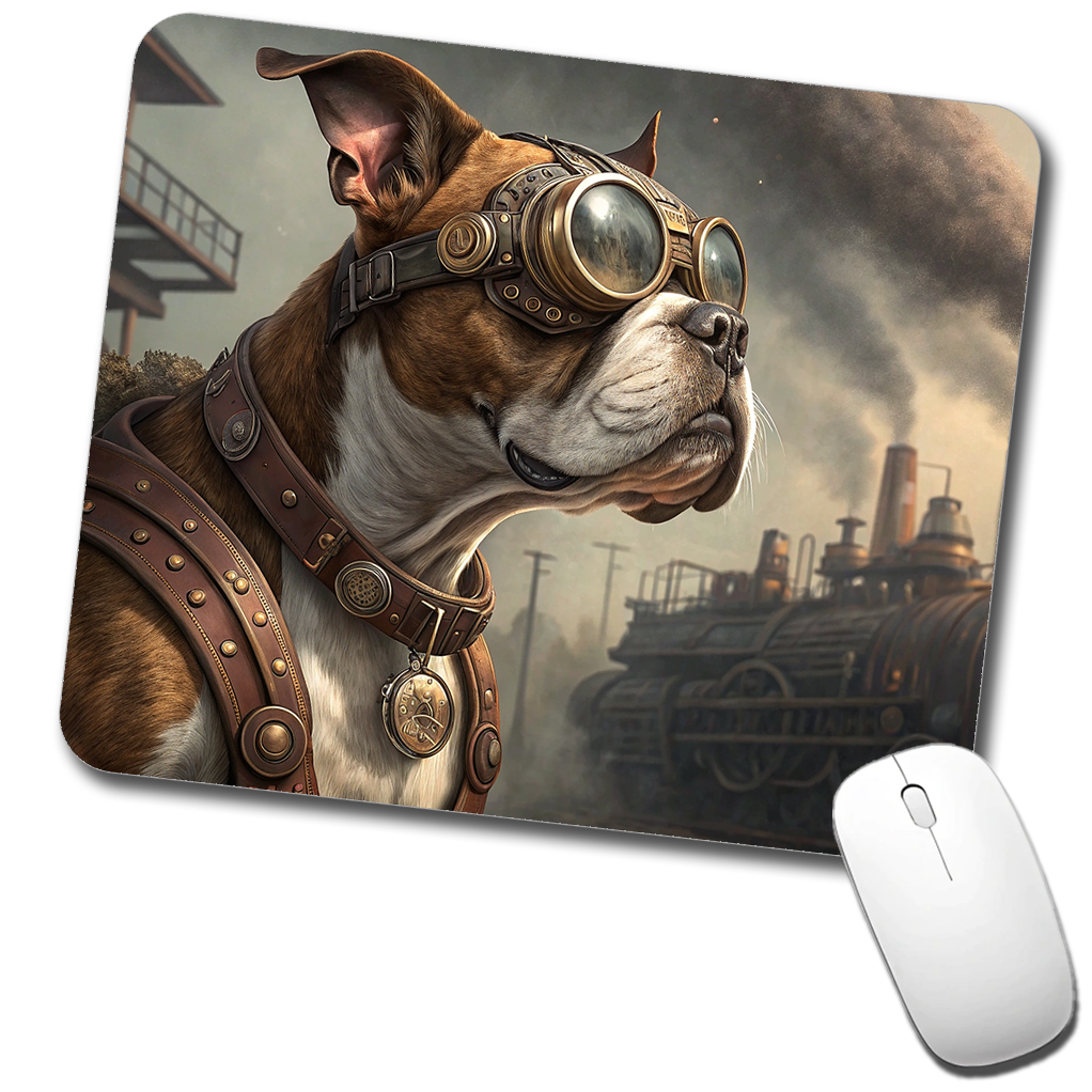 Boxer Mouse Boxer Dog Steampunk Mouse Pad Low Profile Gaming Mat - Walmart.com