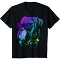 thumbnail image 1 of Boxer Dog With Sunglasses And Headphones T-Shirt, 1 of 3