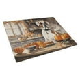 thumbnail image 1 of Boxer Fall Kitchen Pumpkins Glass Cutting Board Large 12 in x 15 in, 1 of 5